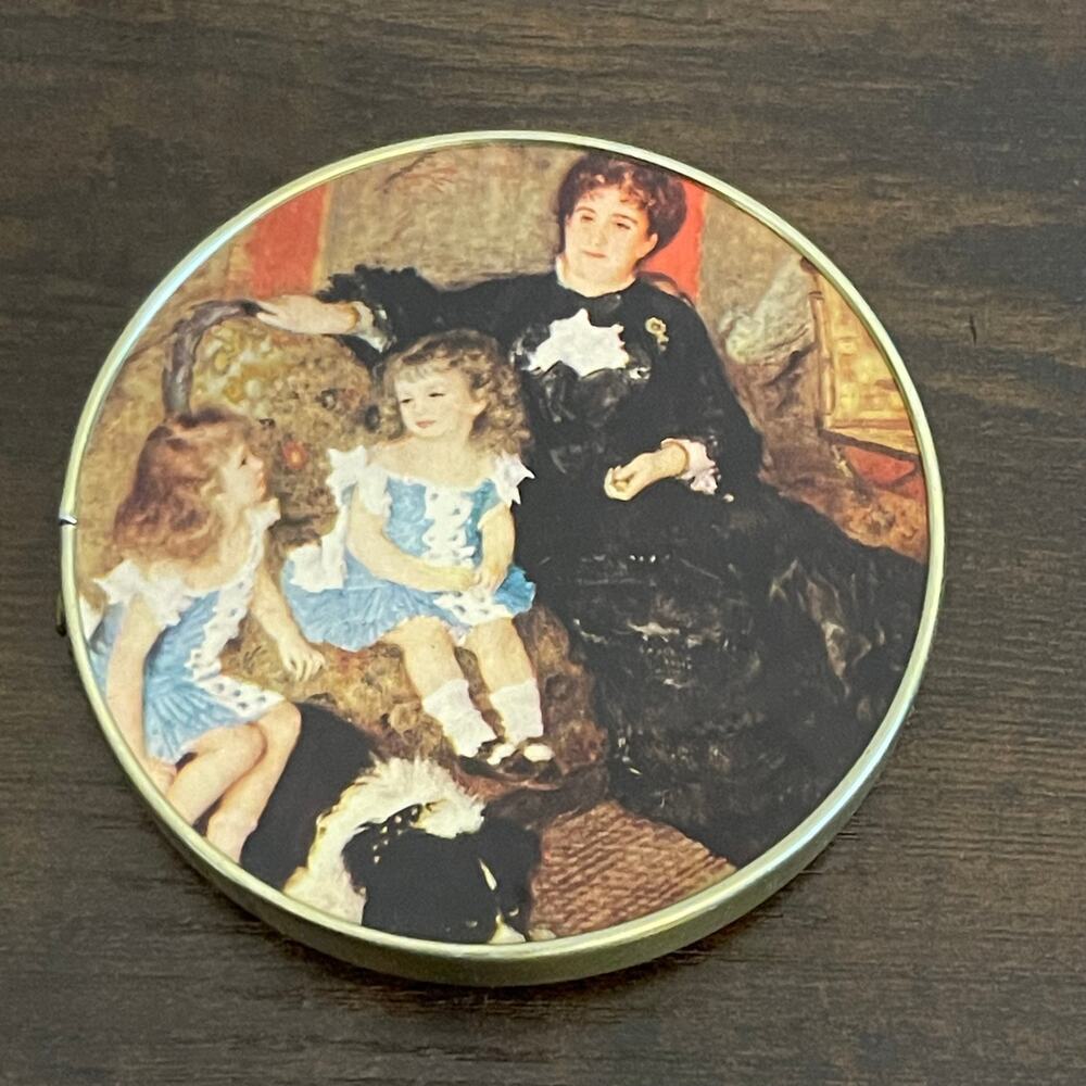 Compact Travel Double Mirror Madame Georges Charpentier and her Children